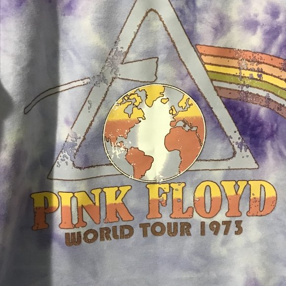 Pink Floyd Band Sweatshirt Purple Refuge Tie Dye Commemorative XS NWT - Picture 3 of 5